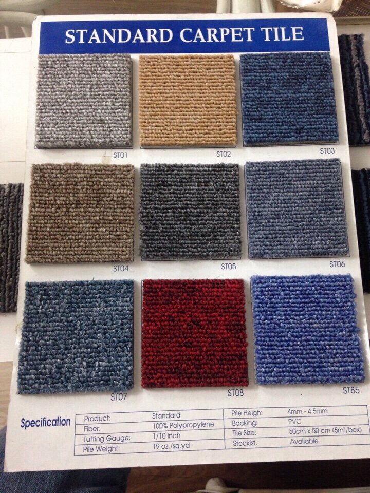 thảm 1 màu standard