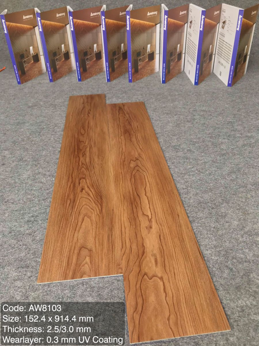 sàn nhựa vân gỗ amstrong